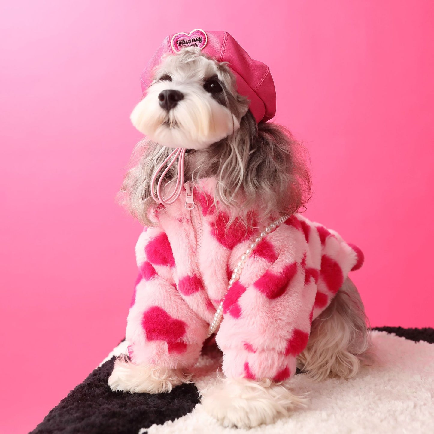 Ropa para perros Abrigo de felpa Warm Love