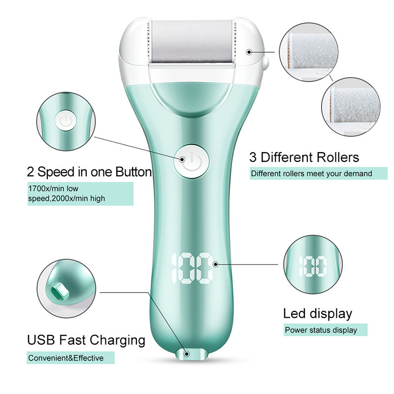 Charged Electric Foot File For Heels Grinding Pedicure Tools