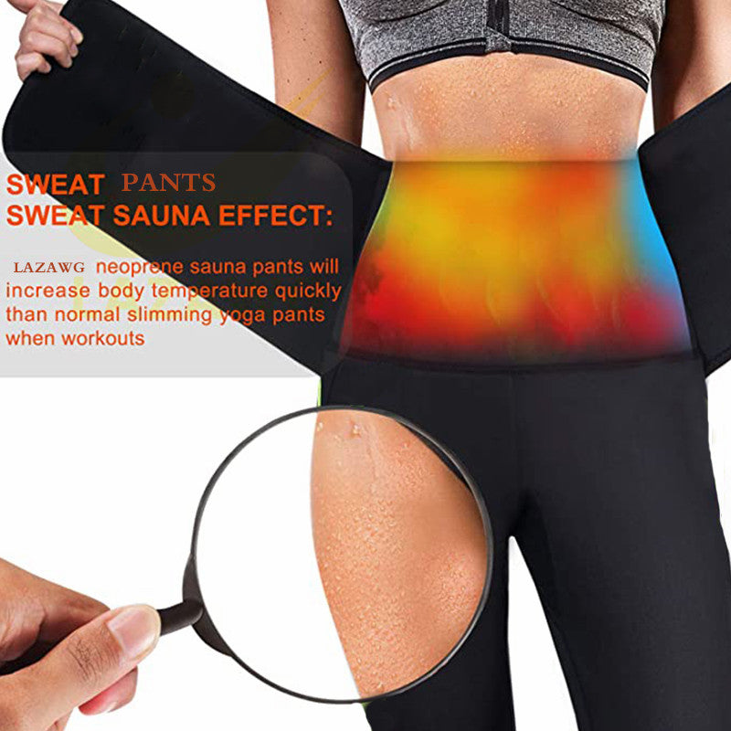 Pantalones deportivos de cintura de compresión Pantalones de yoga fitness