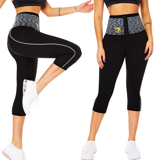 Pantalones deportivos de cintura de compresión Pantalones de yoga fitness