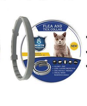 Collar antimosquitos para mascotas, Collar repelente de insectos ajustable para perros y gatos, suministros para mascotas