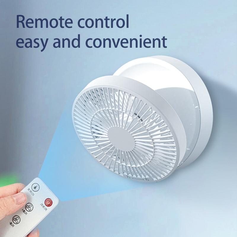 2023 Remote Control Portable Rechargeable Ceiling Usb Electric Folding Fan Night Light Air Cooler Home-appliance Home Shopytta