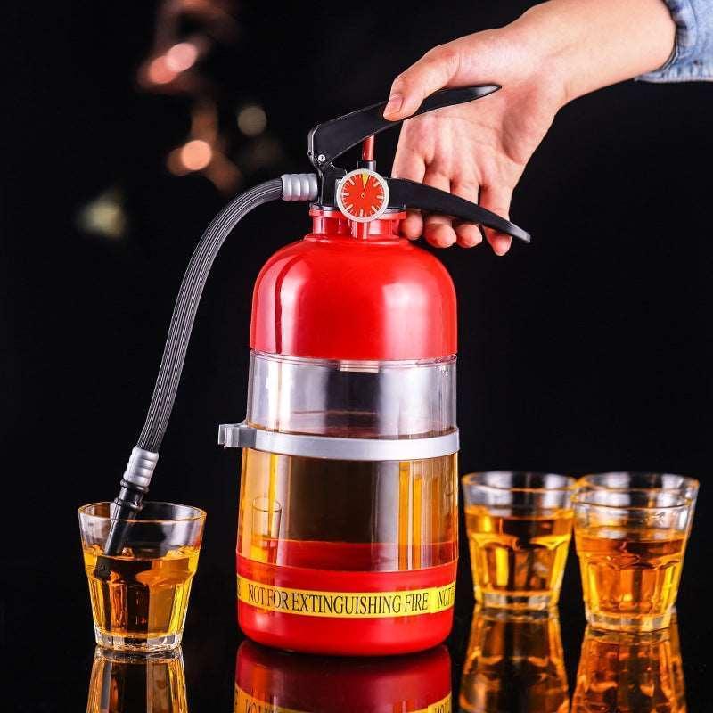 2L Creative Wine Drink Dispenser Fire Extinguisher Pourer Party Beer Water Dispenser Beer Barrels Beverage Liquor Bar Accessory Kitchen Gadgets Shopytta