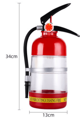 2L Creative Wine Drink Dispenser Fire Extinguisher Pourer Party Beer Water Dispenser Beer Barrels Beverage Liquor Bar Accessory Kitchen Gadgets Shopytta