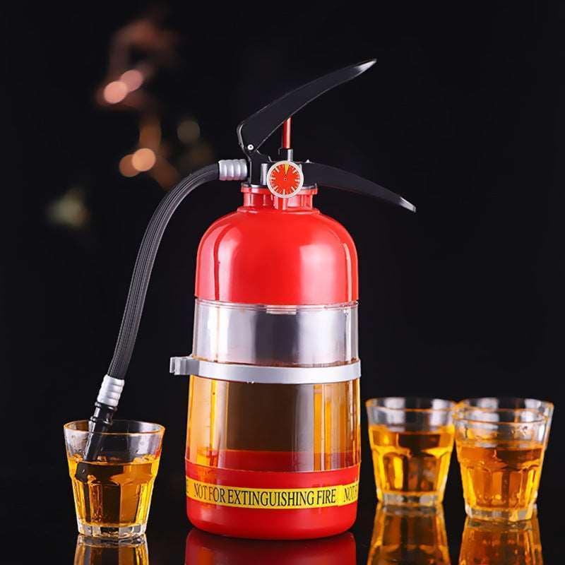 2L Creative Wine Drink Dispenser Fire Extinguisher Pourer Party Beer Water Dispenser Beer Barrels Beverage Liquor Bar Accessory Kitchen Gadgets Shopytta