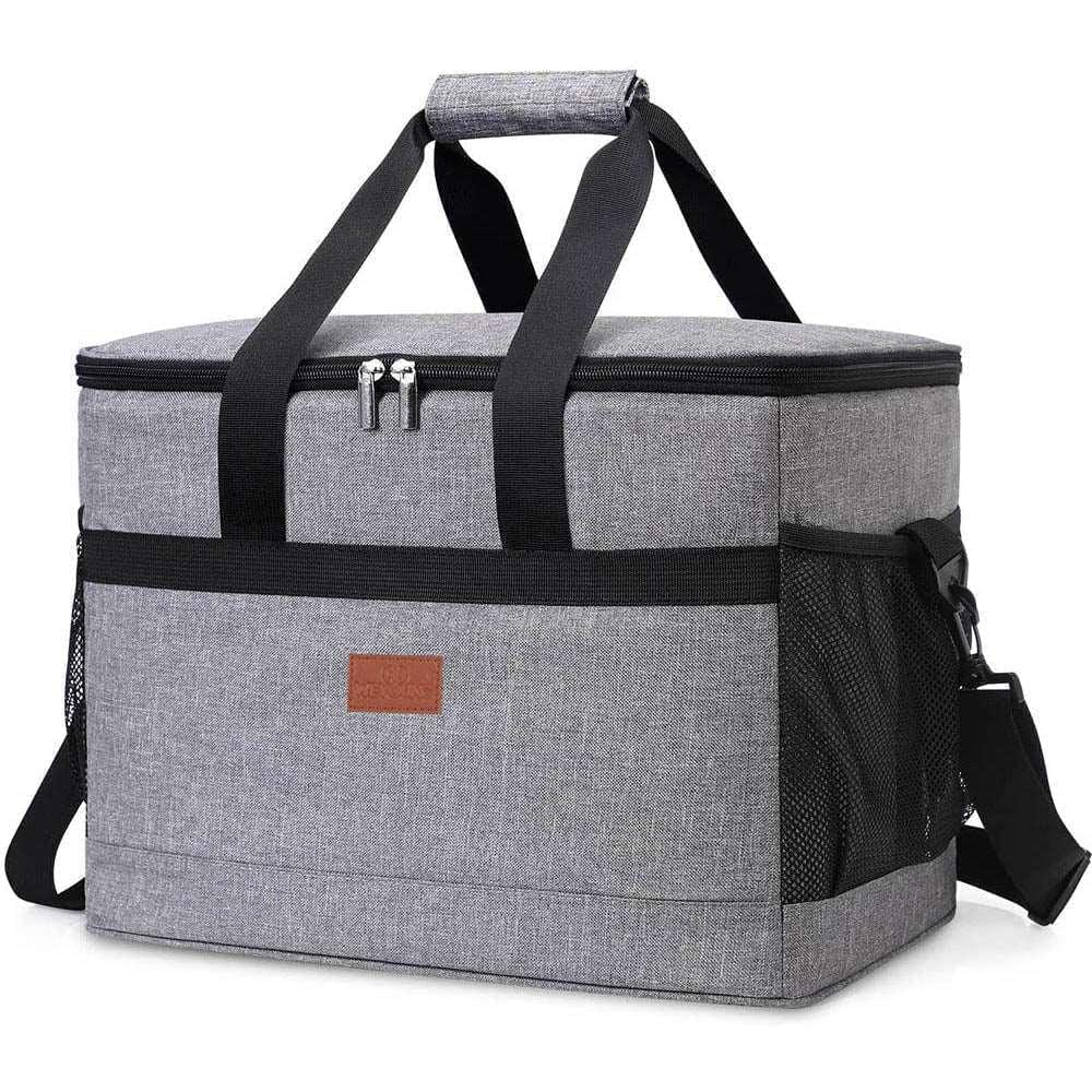 32L Soft Cooler Bag with Hard Liner Large Insulated Picnic Lunch Bag Box Cooling Bag for Camping Shopytta