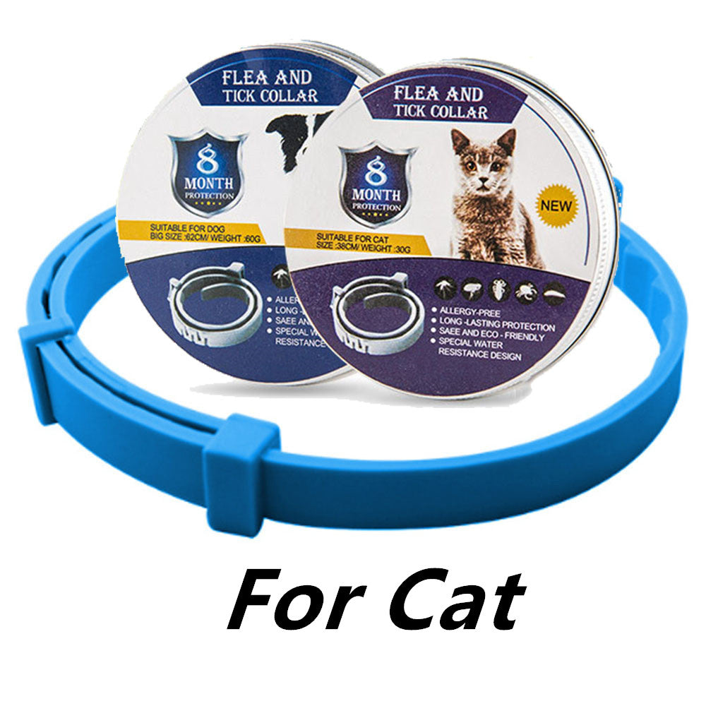 Collar antimosquitos para mascotas, Collar repelente de insectos ajustable para perros y gatos, suministros para mascotas