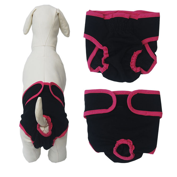 Bragas menstruales con velcro para mascotas simples de moda