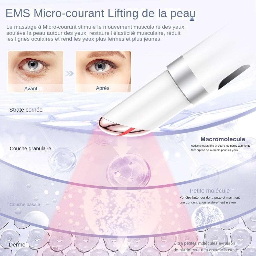 ANLAN EMS Electric Eye Massager Eye Skin Lift Anti Age Wrinkle Skin Care Tool Vibration 45℃ Hot Massage Relax Eyes Photo Therapy Shopytta