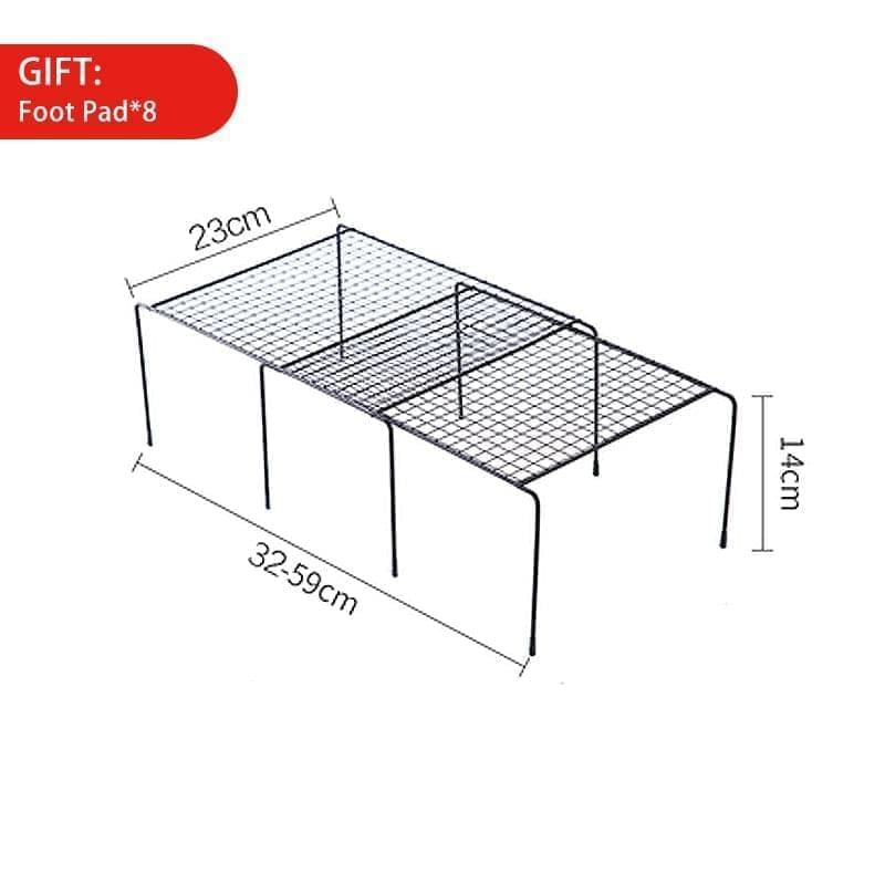 Adjustable storage shelf support, multifunction and adapts to all spaces