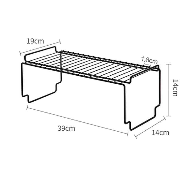 Adjustable storage shelf support, multifunction and adapts to all spaces