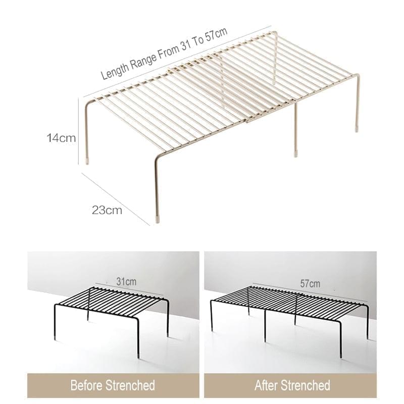 Adjustable storage shelf support, multifunction and adapts to all spaces