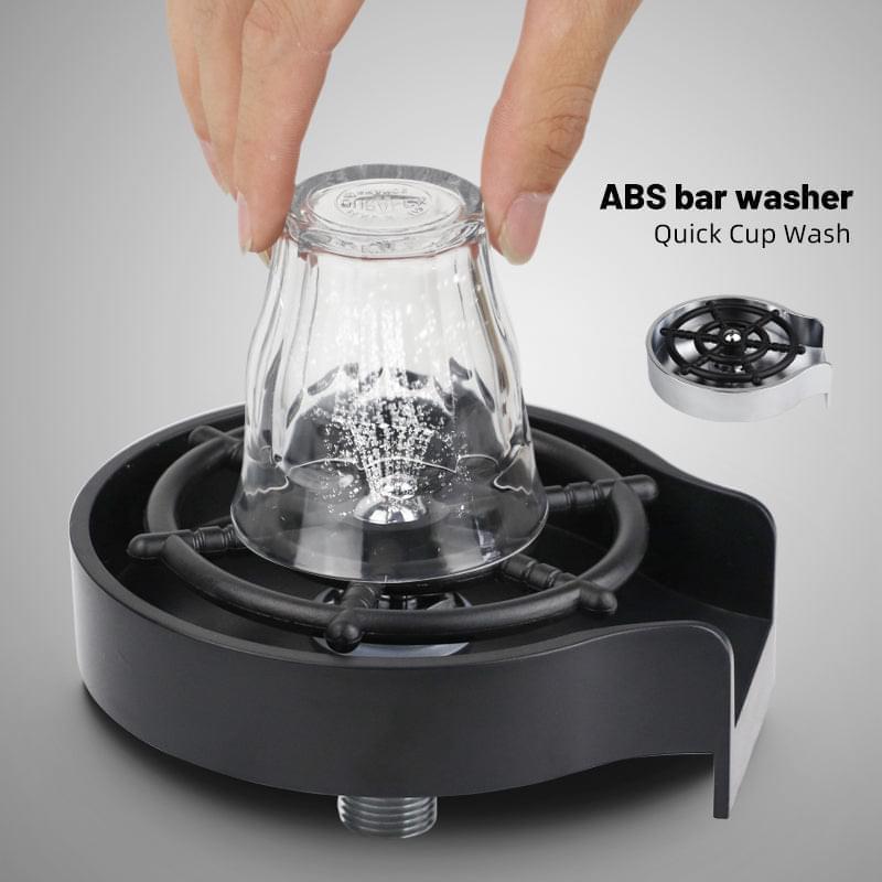 Bar Counter Cup Washer Sink High-pressure Spray Automatic Faucet Coffee Pitcher Wash Cup Tool Kitchen Shopytta