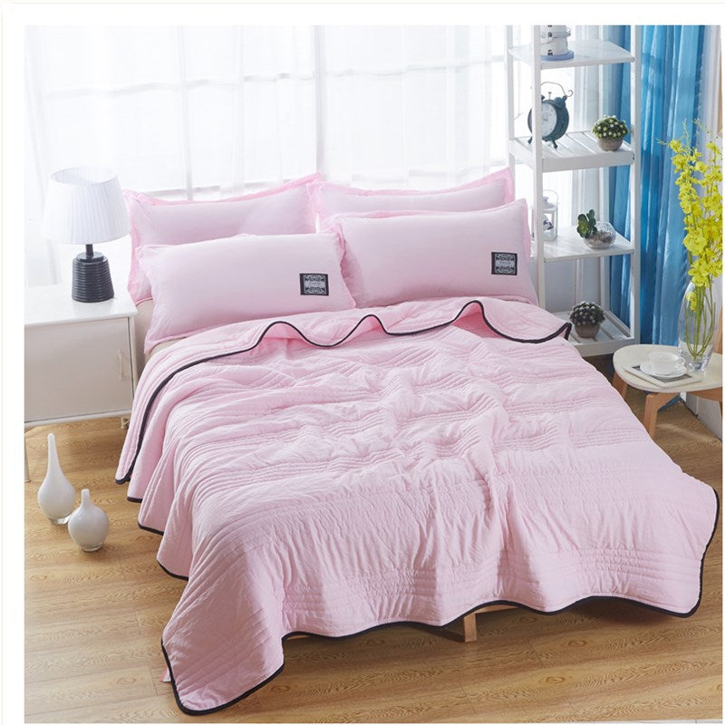 Cooling Blankets Pure Color Summer Quilt Plain Summer Cool Quilt Compressible Air-conditioning Quilt Quilt Blanket Shopytta