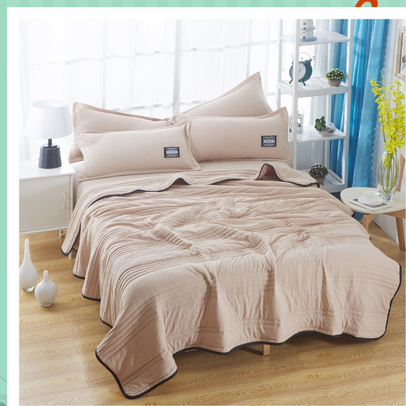 Cooling Blankets Pure Color Summer Quilt Plain Summer Cool Quilt Compressible Air-conditioning Quilt Quilt Blanket Shopytta