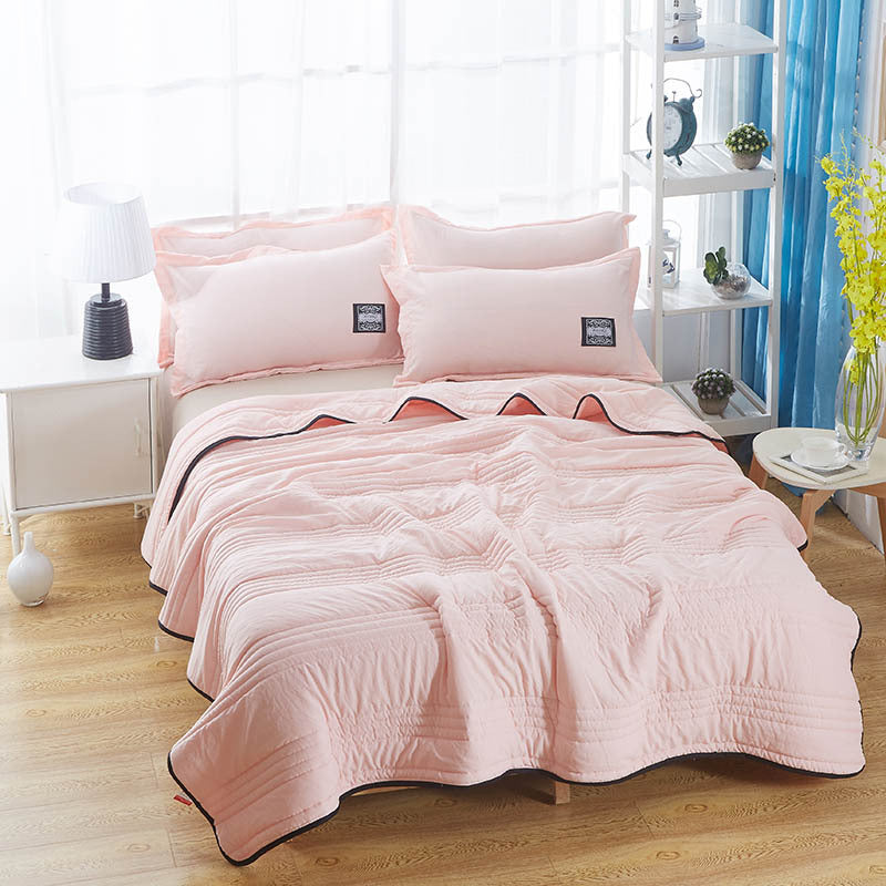 Cooling Blankets Pure Color Summer Quilt Plain Summer Cool Quilt Compressible Air-conditioning Quilt Quilt Blanket Shopytta