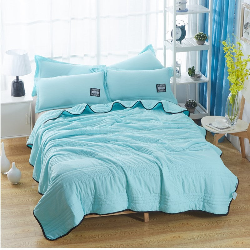 Cooling Blankets Pure Color Summer Quilt Plain Summer Cool Quilt Compressible Air-conditioning Quilt Quilt Blanket Shopytta