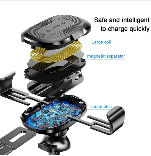 Gravity Bracket Wireless Charging Car Two-in-one Wireless Charging Bracket Charger Shopytta