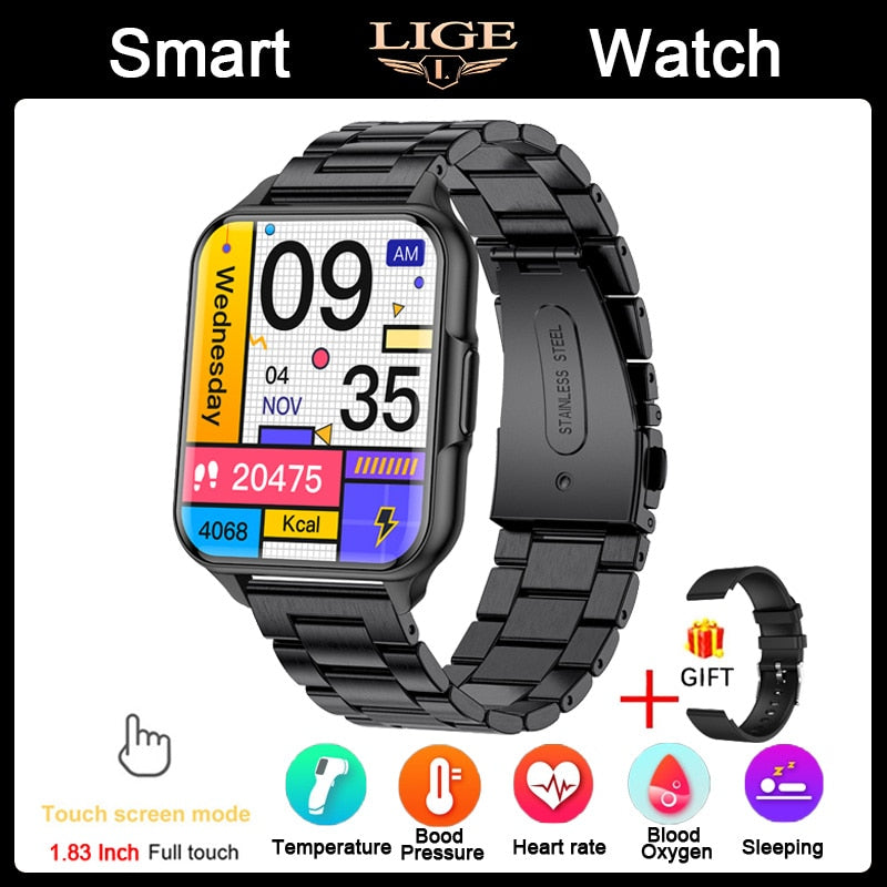 LIGE Waterproof Smartwatch For Man Shopytta