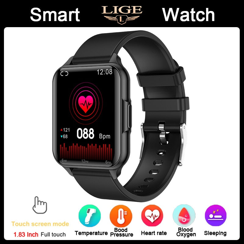 LIGE Waterproof Smartwatch For Man Shopytta