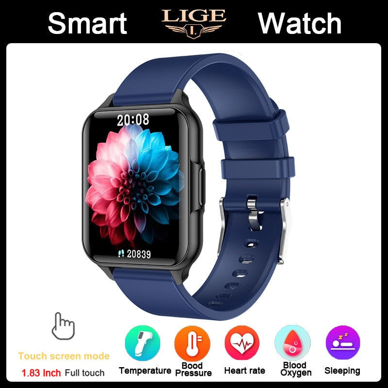 LIGE Waterproof Smartwatch For Man Shopytta