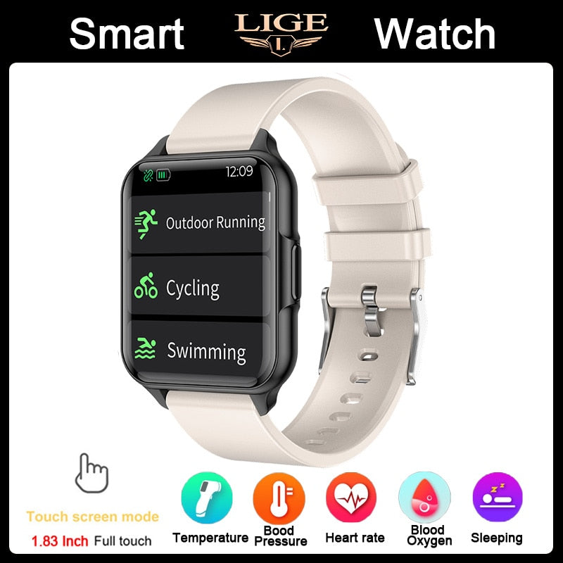 LIGE Waterproof Smartwatch For Man Shopytta