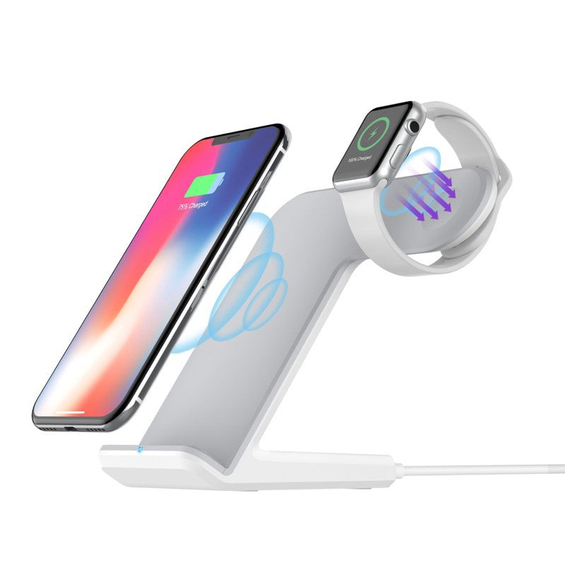 Mobile phone watch two in one wireless charger Shopytta