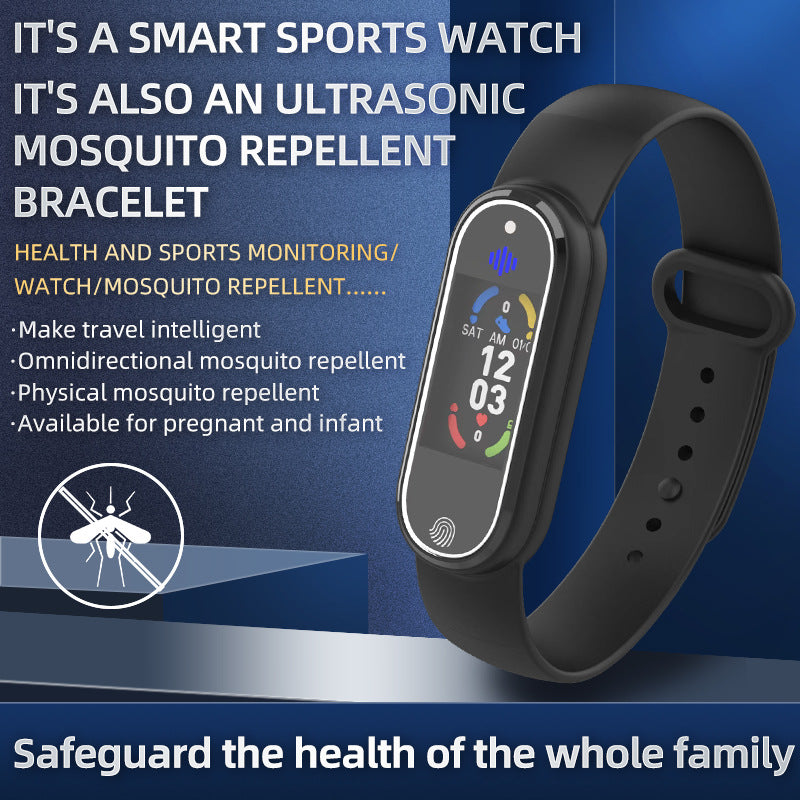 New Mosquito Repellent Bracelet Ultrasonic Insect Wristband Watch Portable Repeller Electronic Bracelet Anti Mosquito Baby Kids Adults Shopytta