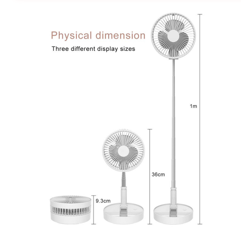 New Portable Fan Hot Selling USB Charging Portable Mini Multi-function Floor Fan For Home Outdoor Camping Air Conditioner Shopytta