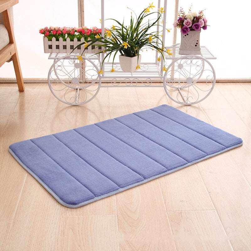 12 Colors Home Bath Mat Super Absorbent Bathroom Carpets Rugs Soft Memory Foam Floor Bedroom Toilet Floor Shower Rug Decor