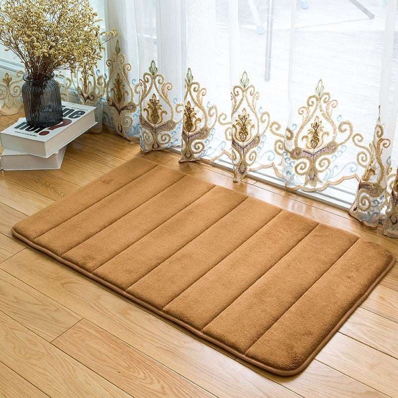 12 Colors Home Bath Mat Super Absorbent Bathroom Carpets Rugs Soft Memory Foam Floor Bedroom Toilet Floor Shower Rug Decor