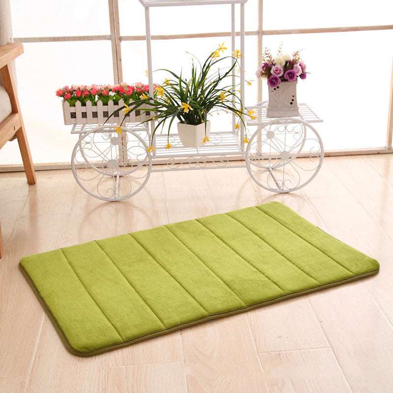 12 Colors Home Bath Mat Super Absorbent Bathroom Carpets Rugs Soft Memory Foam Floor Bedroom Toilet Floor Shower Rug Decor