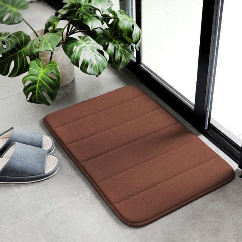 12 Colors Home Bath Mat Super Absorbent Bathroom Carpets Rugs Soft Memory Foam Floor Bedroom Toilet Floor Shower Rug Decor