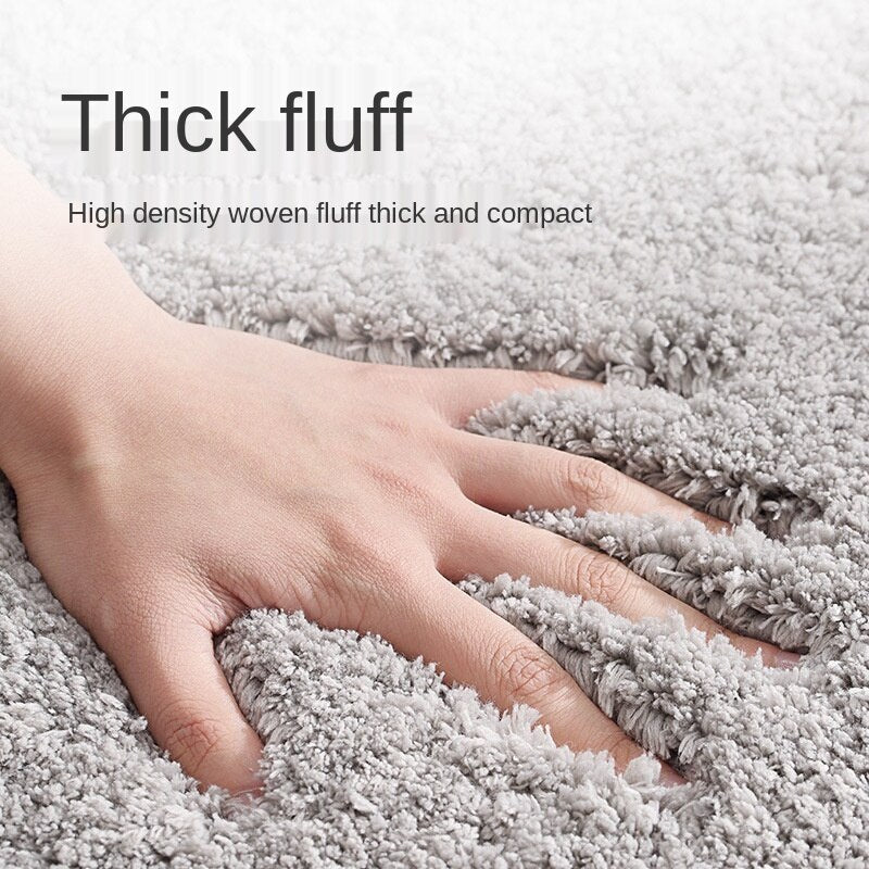 Super Thick Fluff Fiber Bath Mats Home Absorbent Floor Mat for Bathroom Door Thicken Soft Rug Non-slip Doormat Shower Room Mat Shopytta