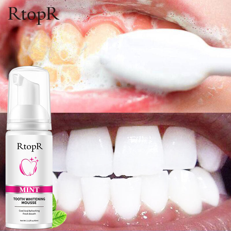 Teeth Cleansing Whitening Mousse Tooth Removes Stains Essence Oral Hygiene Dental Mousse Cleaning Tools Toothpaste For Adults Shopytta