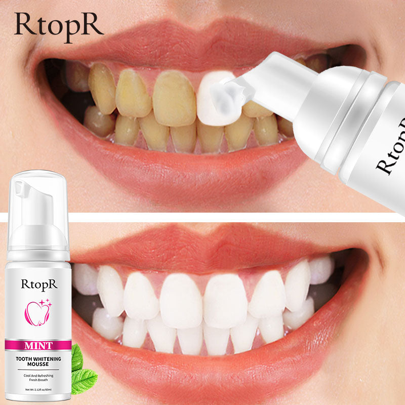 Teeth Cleansing Whitening Mousse Tooth Removes Stains Essence Oral Hygiene Dental Mousse Cleaning Tools Toothpaste For Adults Shopytta