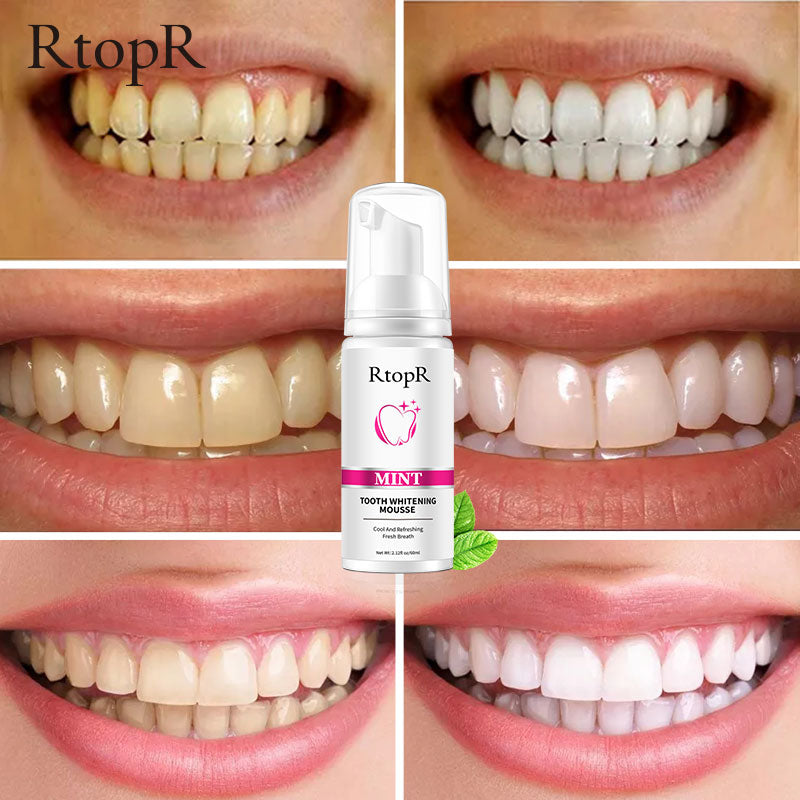 Teeth Cleansing Whitening Mousse Tooth Removes Stains Essence Oral Hygiene Dental Mousse Cleaning Tools Toothpaste For Adults Shopytta