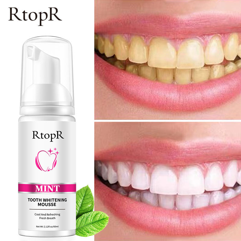 Teeth Cleansing Whitening Mousse Tooth Removes Stains Essence Oral Hygiene Dental Mousse Cleaning Tools Toothpaste For Adults Shopytta