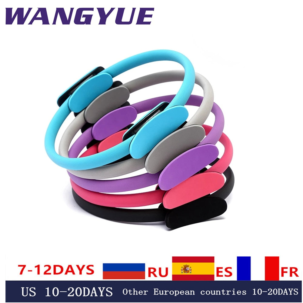 Yoga Circle Pilates Yoga Wheel Fitness Kinetic Resistance Circle Body Building Hoop Gym Professional Pilates Accessories ring Shopytta